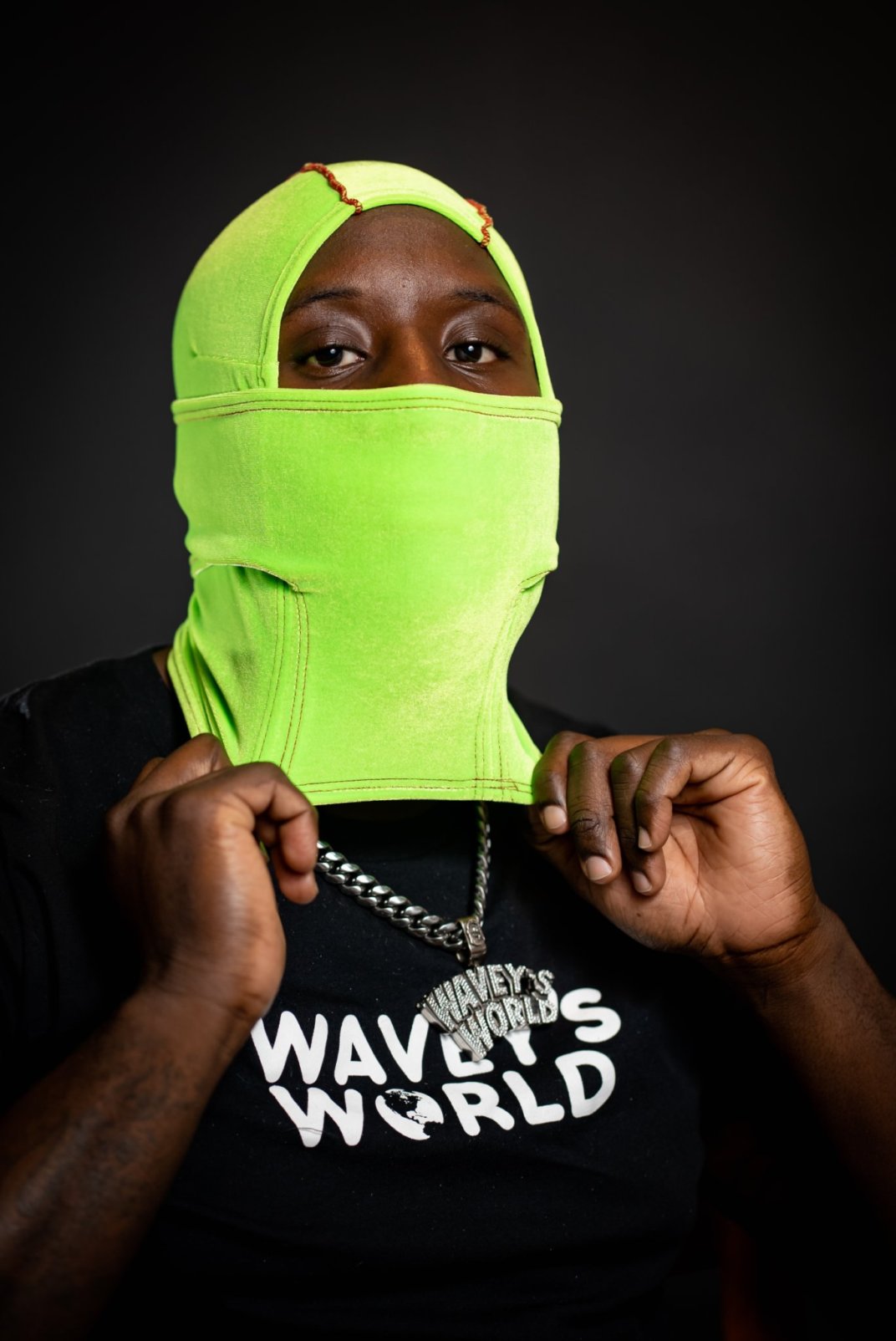 Neon Green Face Veeda