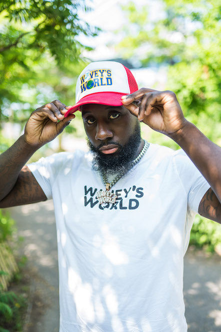 Emoji Trucker White/Red