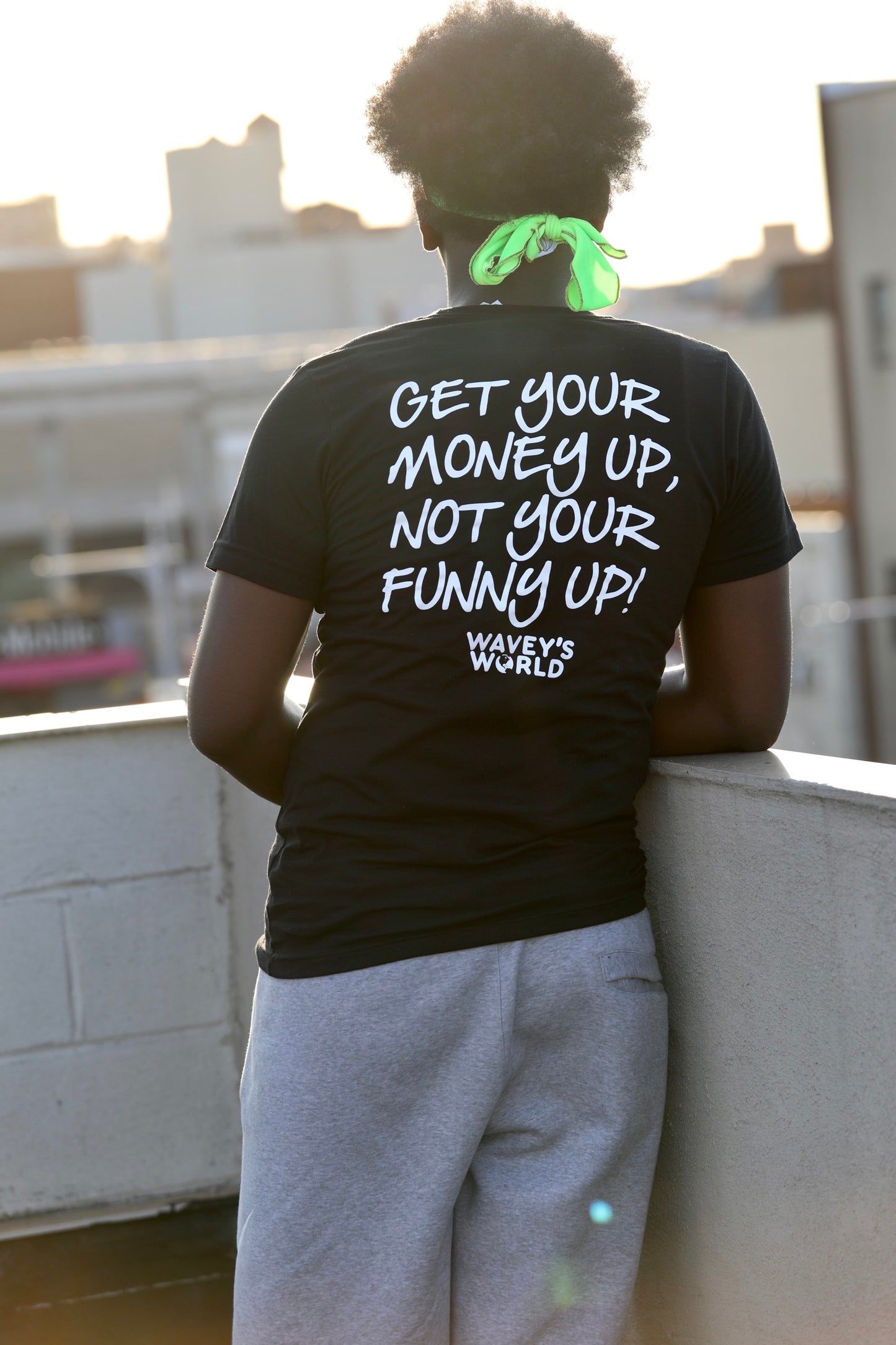 Get Your Money Up, Not Your Funny Up Shirt Black "Glow in the Dark"